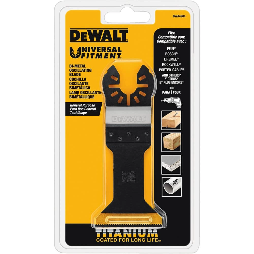 Dewalt Wide Titanium Oscillating Wood with Nails Blade