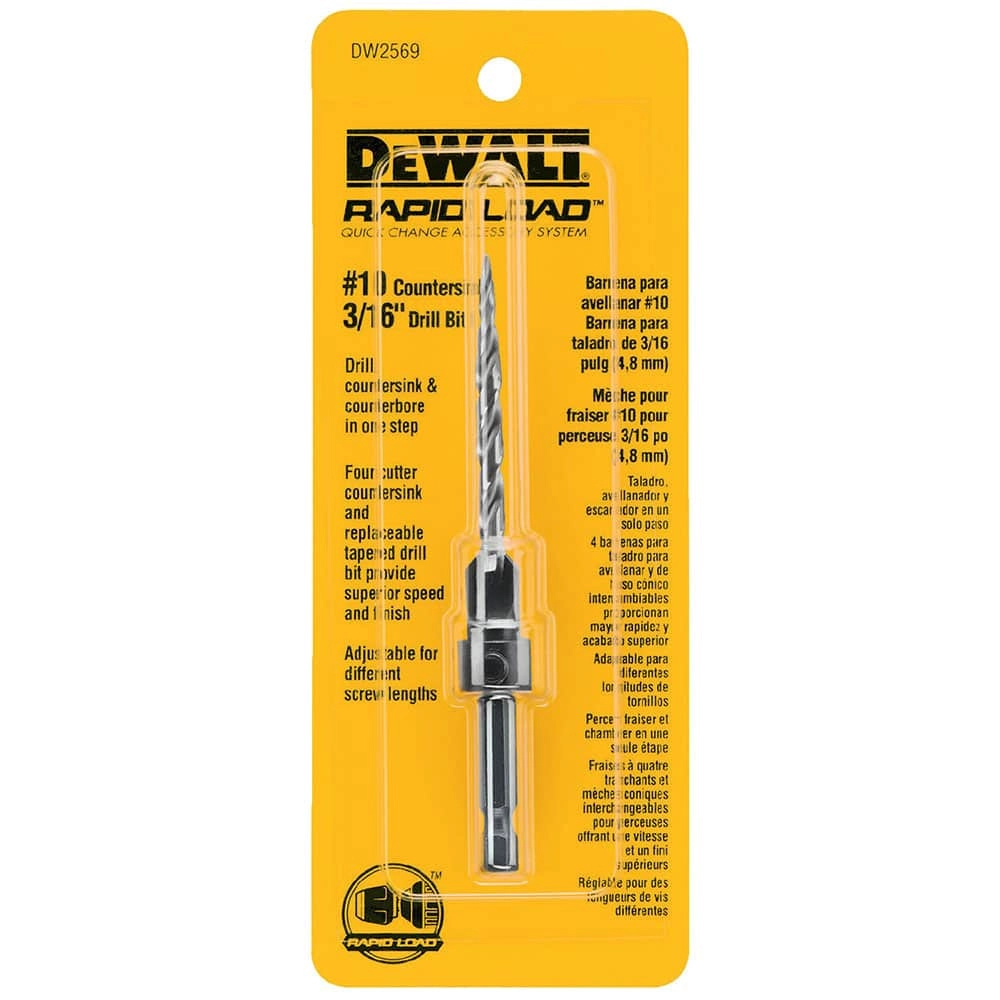 Dewalt #10 Countersink with 3/16" Drill Bit