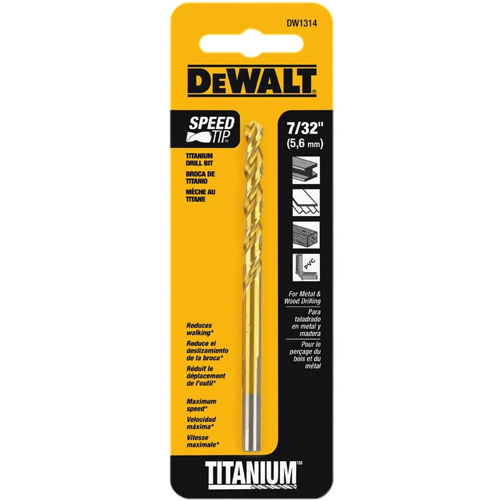 Dewalt 7/32" Titanium Speed Tip Drill Bit