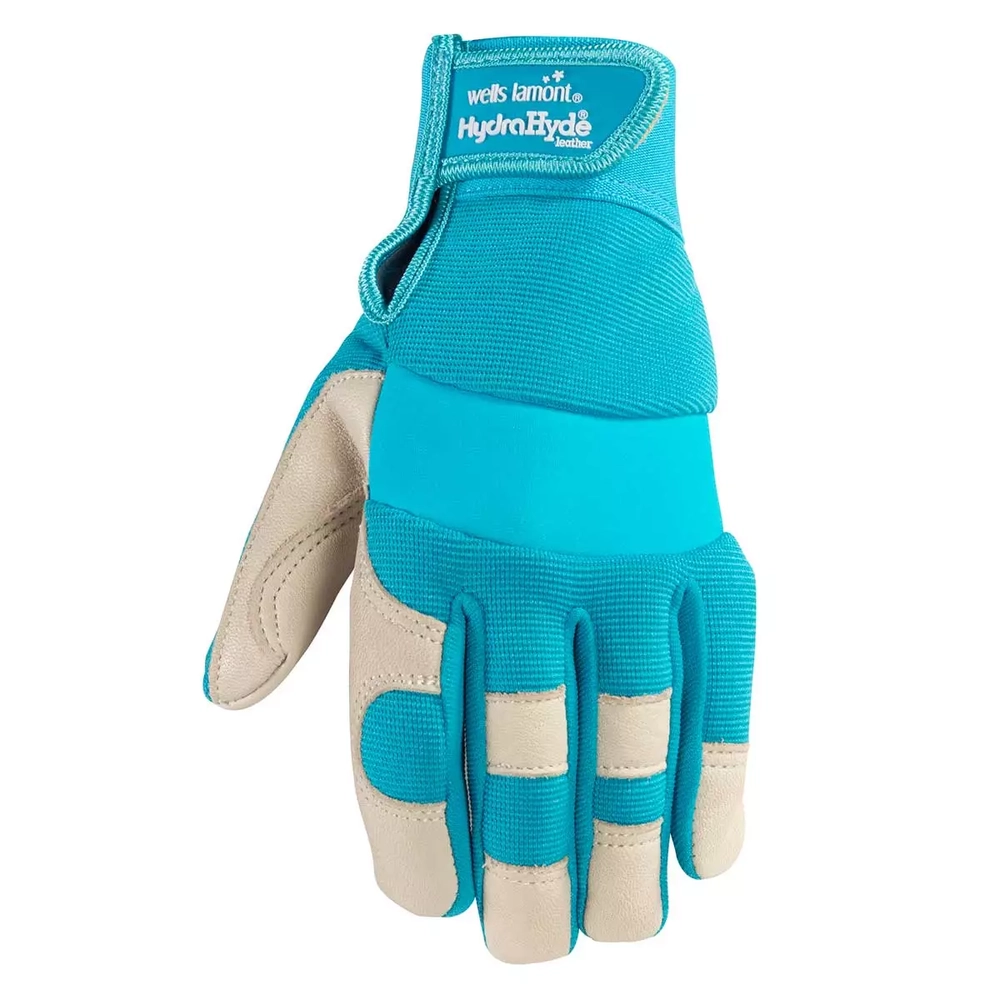 Wells Lamont Women's Water-Resistant Work & Gardening Gloves, HydraHyde
