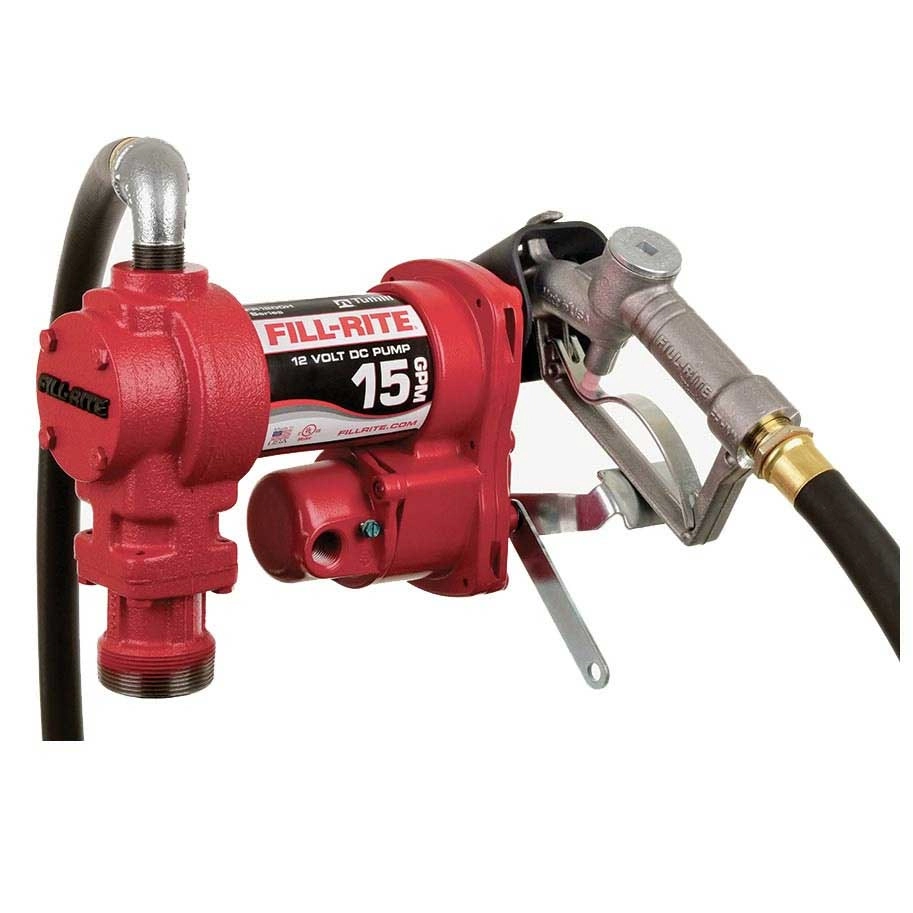 FILL-RITE® DC Transfer Pump with Hose and Manual Nozzle, 12 Volt