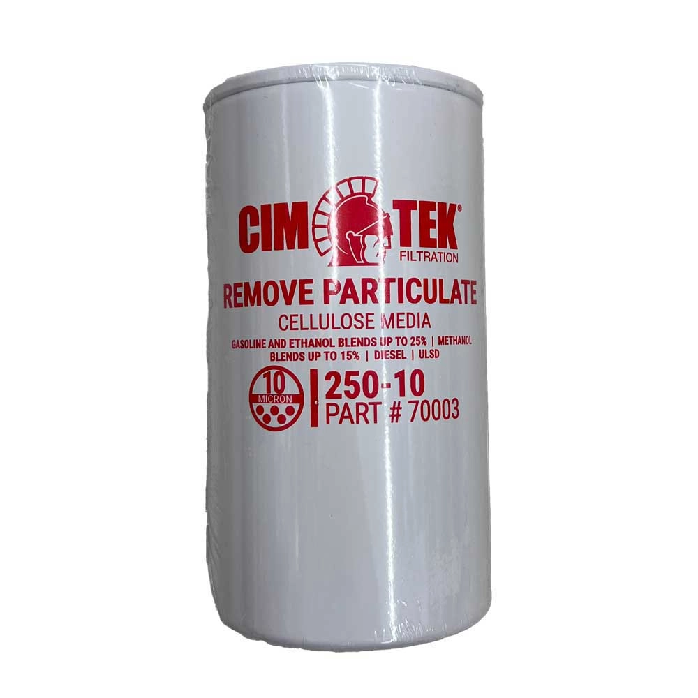 Cim-Tek® Yard & Farm™ Particulate Spin-On Fuel Filter (3 3/4" x 8", 3/4" - 12 Thread)