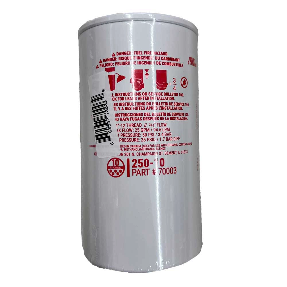 Cim-Tek® Yard & Farm™ Particulate Spin-On Fuel Filter (3 3/4" x 8", 3/4" - 12 Thread)