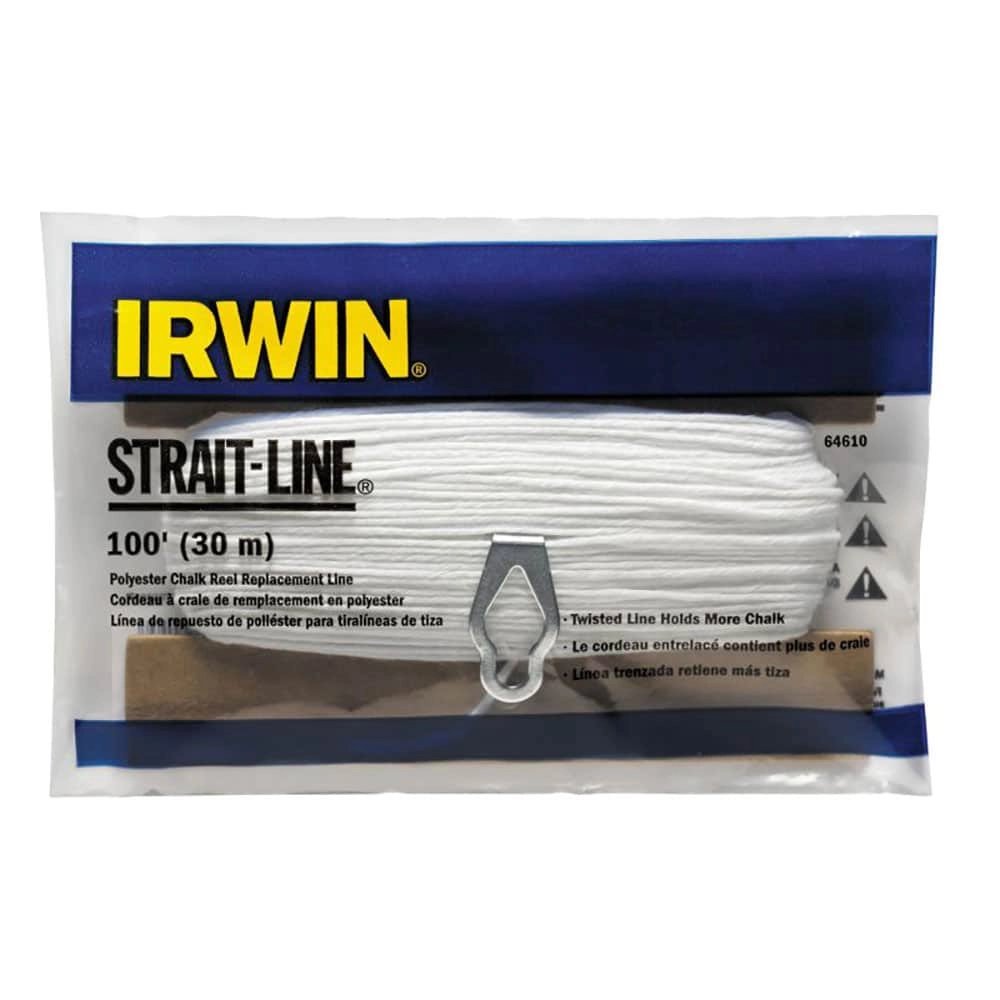 IRWIN® STRAIT-LINE® Twisted Cotton Replacement Line, 100&apos;