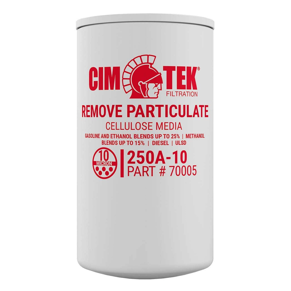 Cim-Tek® Spin-On Fuel Filter (3 3/4" x 7.13"", 1 3/8" - 12 Thread)