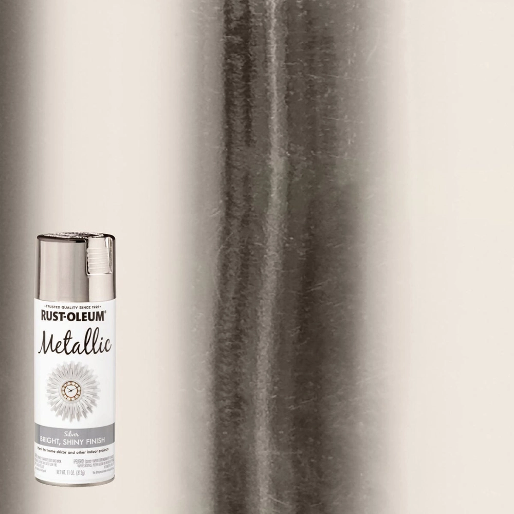 Rust-Oleum Specialty 11 Oz. Metallic Satin Spray Paint, Silver