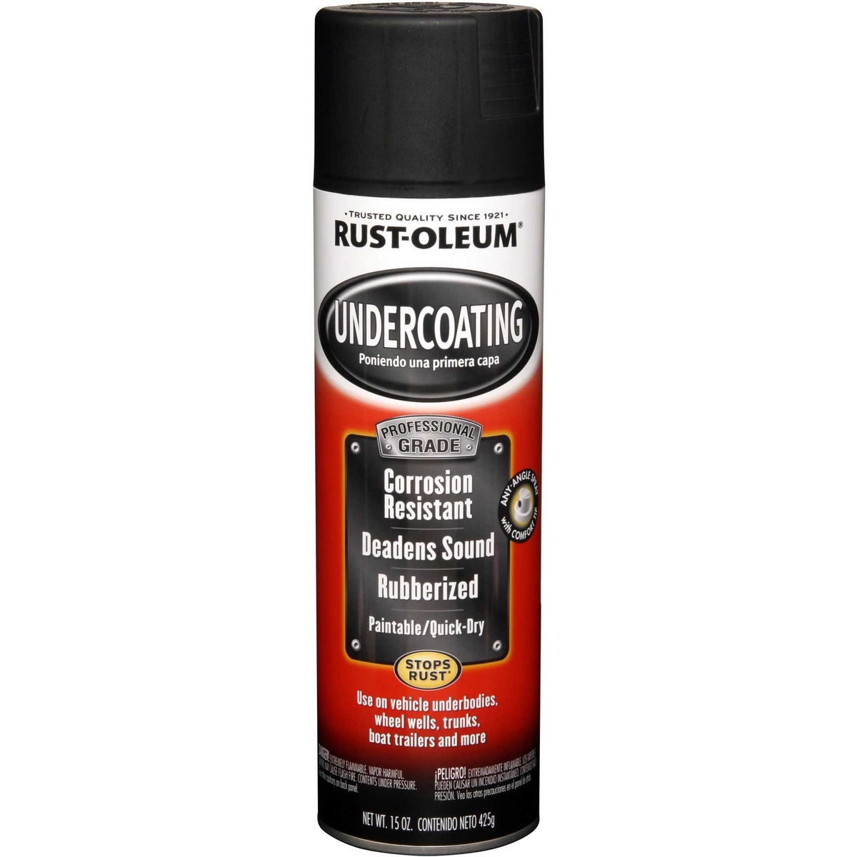 Rust-Oleum® Professional Grade Rubberized Spray Undercoating, 15 oz. -Black