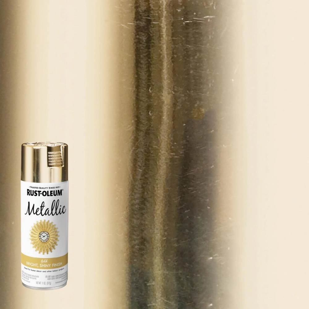 Rust-Oleum Specialty 11 Oz. Metallic Satin Spray Paint, Gold
