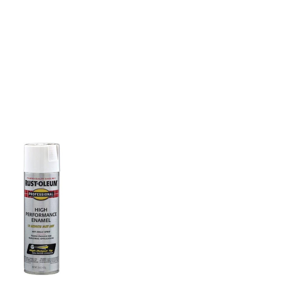 Rust-Oleum Professional Fast Dry 15 Oz. Flat High Performance Enamel Spray Paint, White