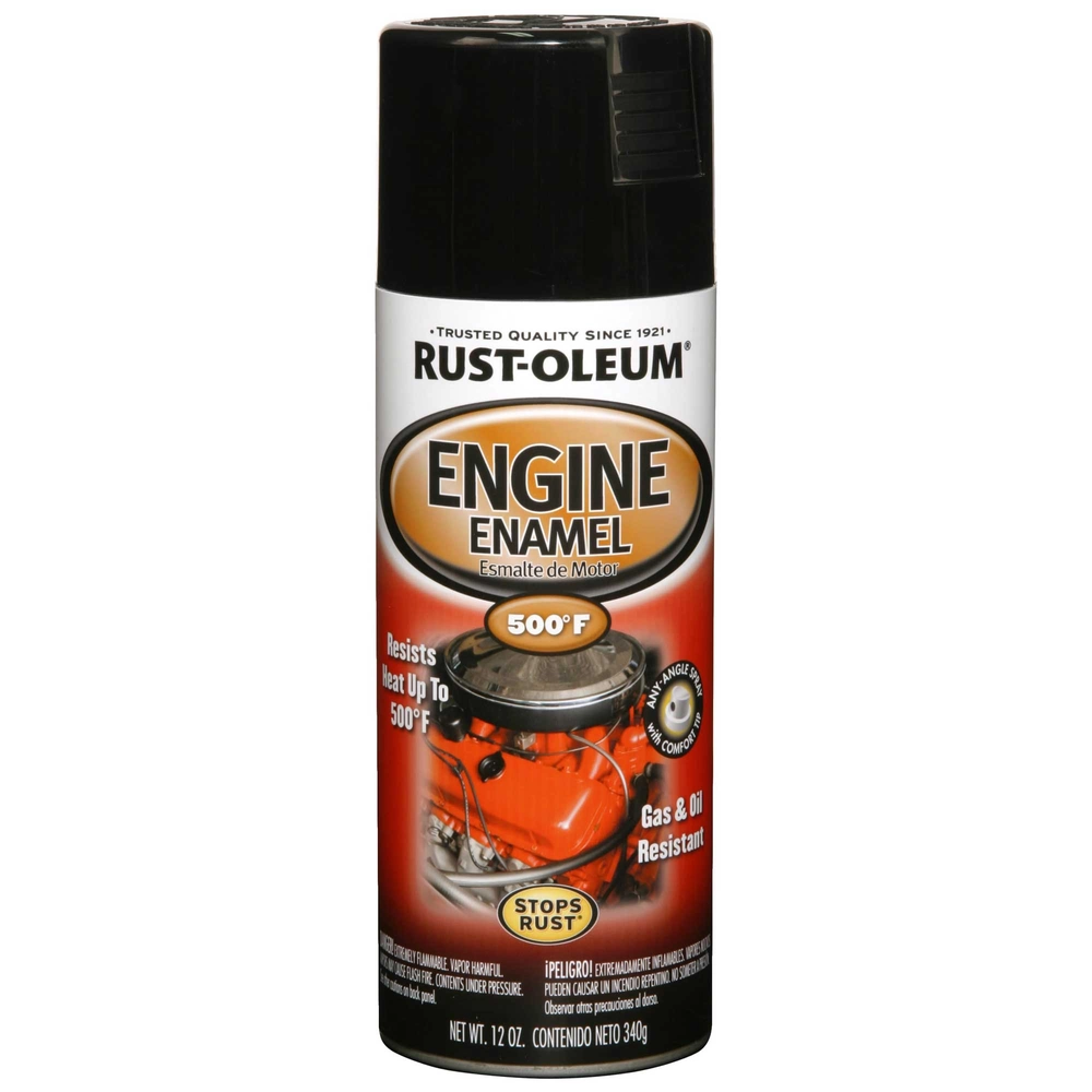Rust-Oleum® Stops Rust 12 Oz. Gloss Black Engine Enamel Spray Paint, 12 oz.