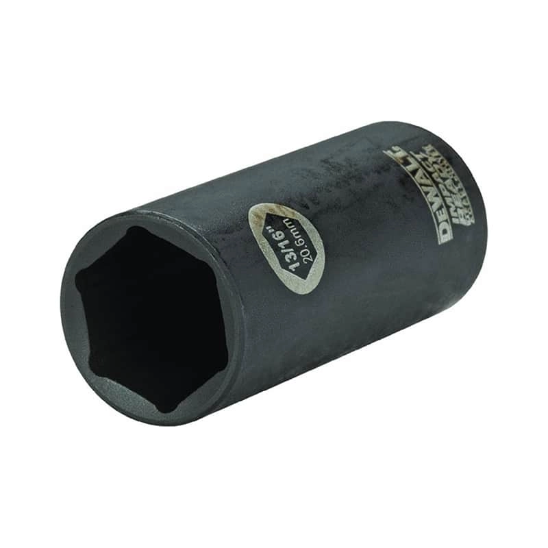 Dewalt IMPACT READY 3/8" Drive 6-Point Deep Socket, 13/16"