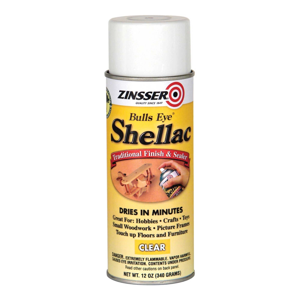 Zinsser® Bulls Eye® Shellac Traditional Finish & Sealer, 12 oz. - Clear