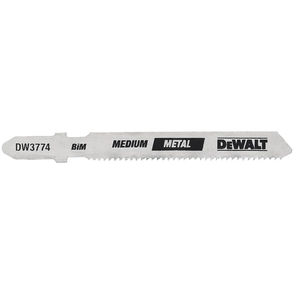 Dewalt 3 In. x 18 TPI High Carbon Steel Jig Saw Blade, Medium Metal (5-Pack)