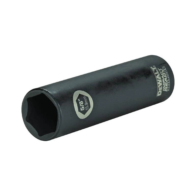 Dewalt IMPACT READY 1/2" Drive 12-Point Deep Socket, 5/8"