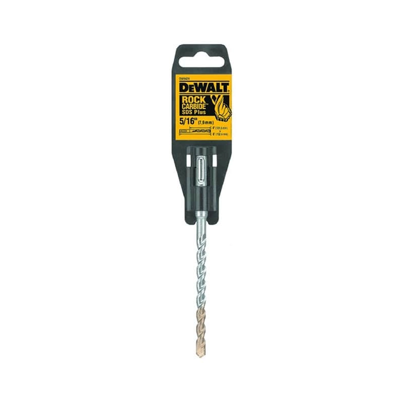 Dewalt Rock Carbide SDS+ Hammer Bit, 5/16" x 4" x 6"