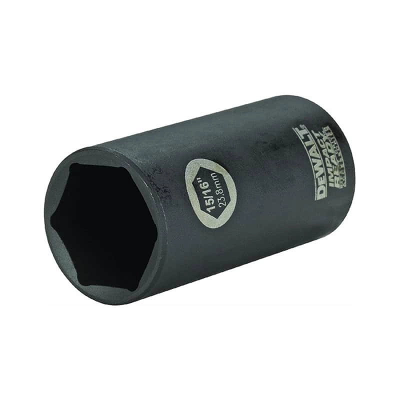 Dewalt IMPACT READY 3/8" Drive 6-Point Deep Socket, 15/16"