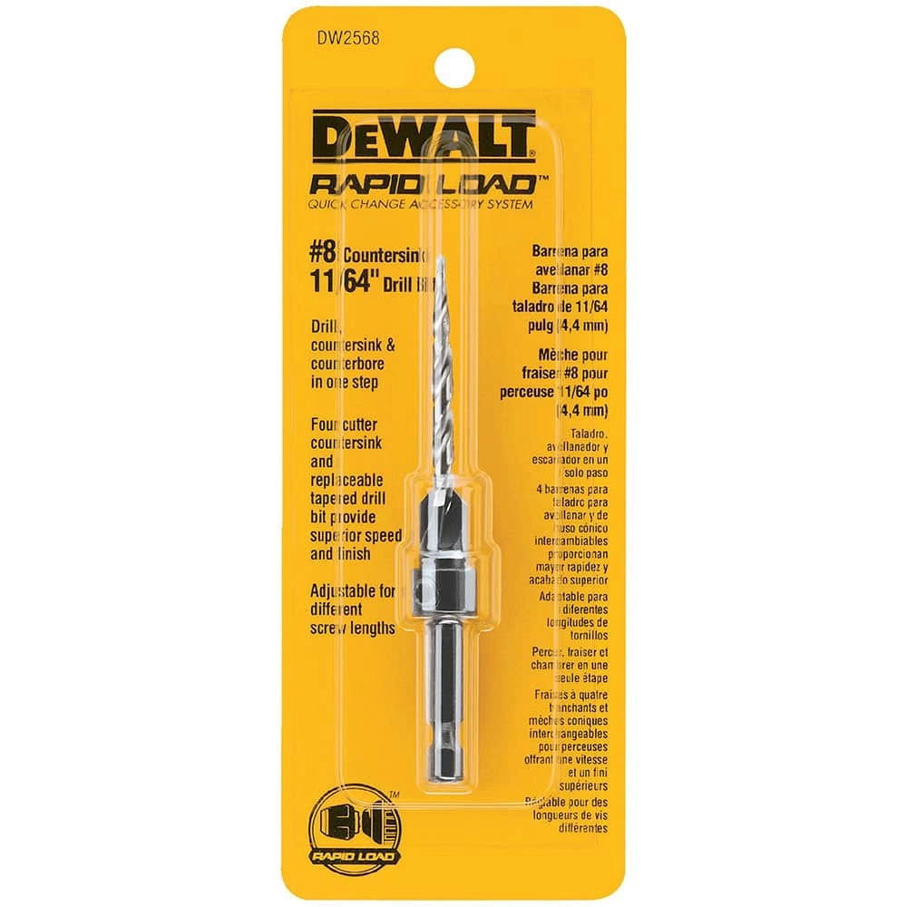 Dewalt #8 Countersink with 11/64" Drill Bit