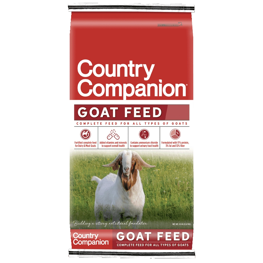 Country Companion 17% Textured Goat Feed, 50 lbs.