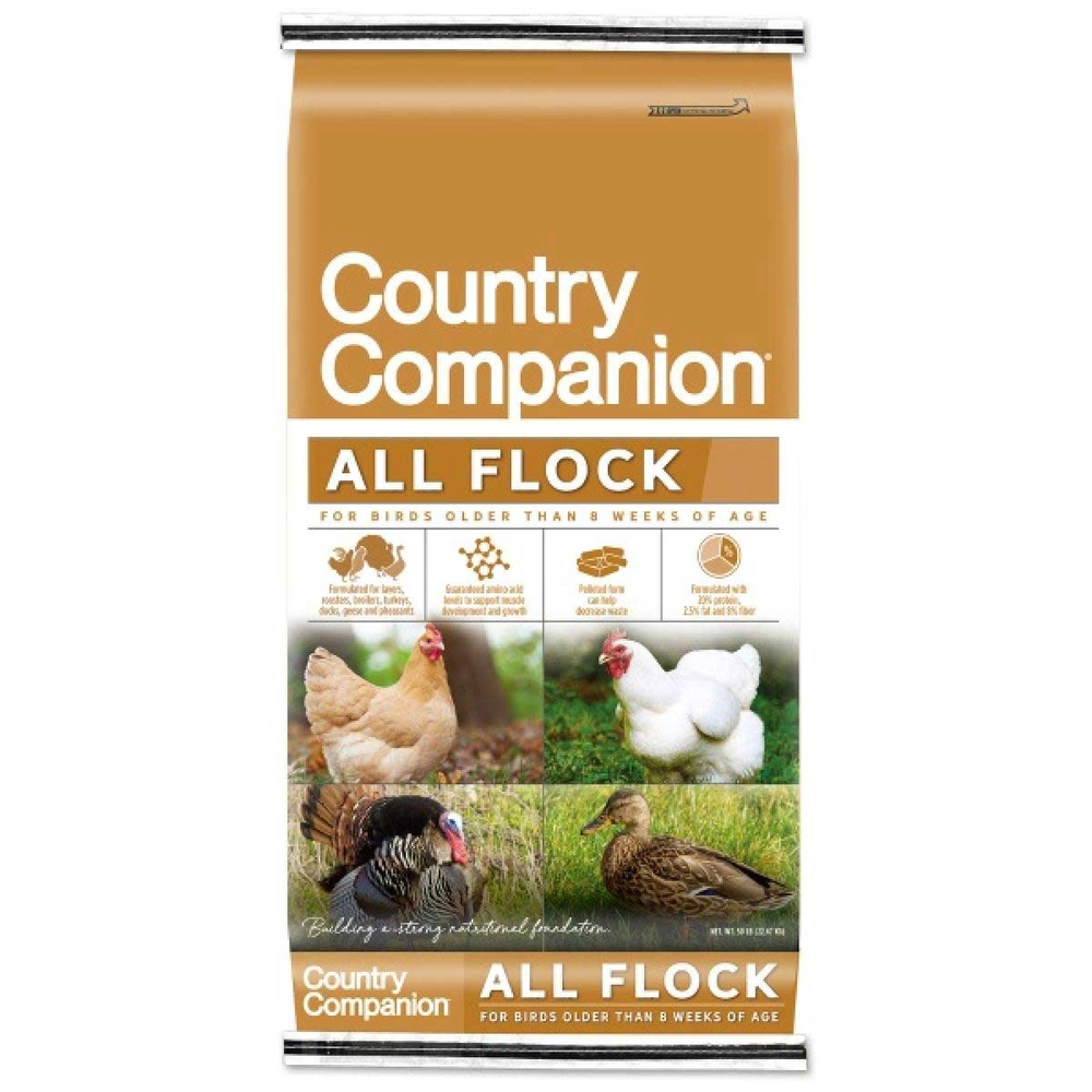 Country Companion All Flock Feed, 50 lbs.