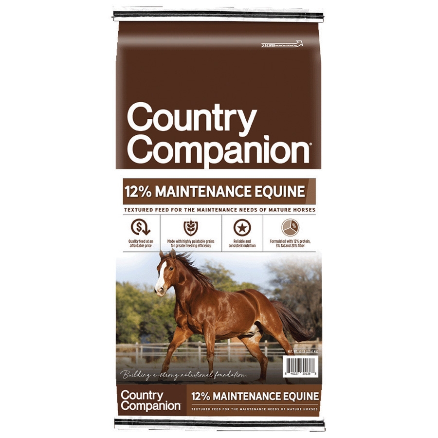 Country Companion ASPIRE 12 Maintenance Equine Formula, 50 lbs.