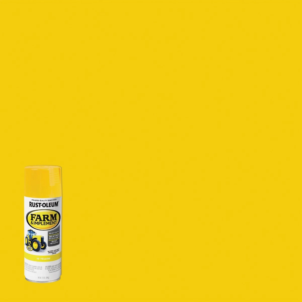 Rust-Oleum® 12 Oz. JD Yellow Farm & Implement Spray Paint
