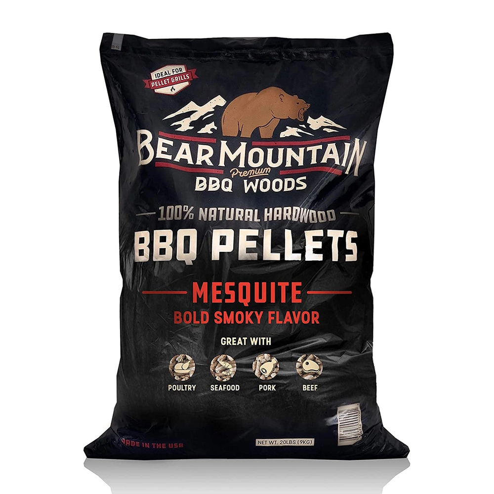 Bear Mountain Mesquite BBQ Wood Pellets, 20 lbs.