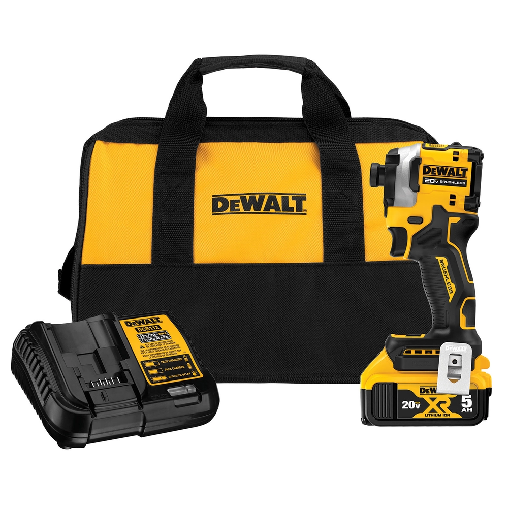 DeWalt Atomic™ 20V MAX 1/4 in Brushless Cordless 3-Speed Impact Driver Kit
