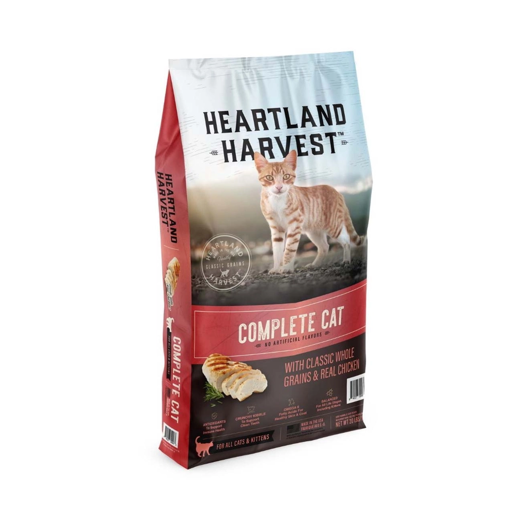 HEARTLAND HARVEST™ Complete Cat with Classic Whole Grains & Real Chicken, 20 lbs.