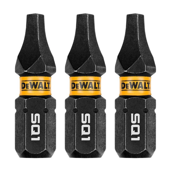 DEWALT 1" Square #1 Flextorq, 3 pack