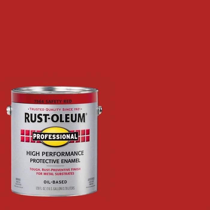 Rust-Oleum® Professional Oil-Based Gloss VOC Formula Rust Control Enamel, Safety Red, 1 Gal.