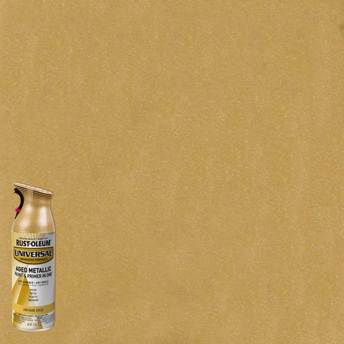 Rust-Oleum Universal 12 Oz. Metallic Vintage Gold Paint