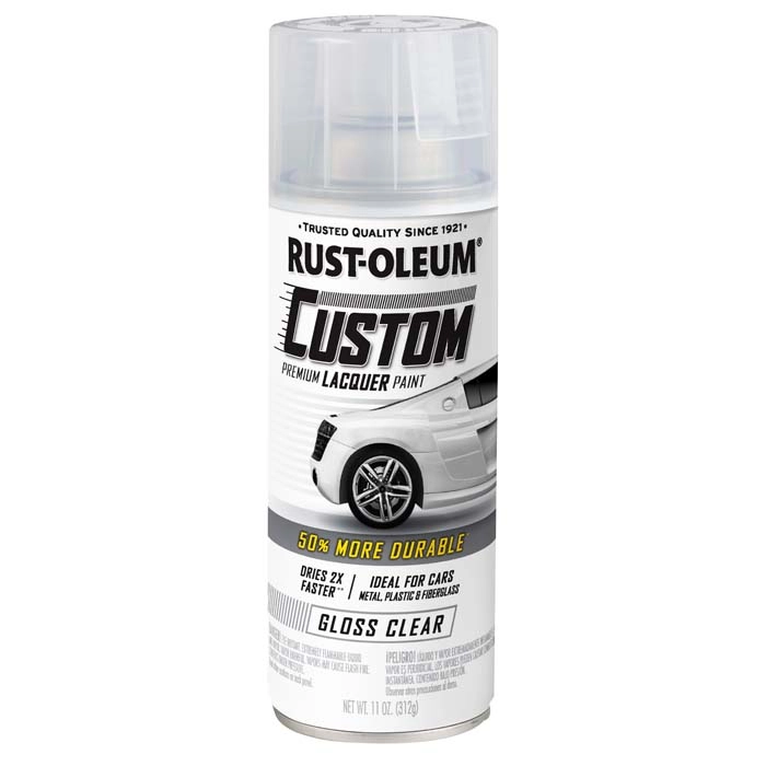 Rust-Oleum® Automotive Custom Lacquer Gloss Spray Paint - Clear, 11 oz.