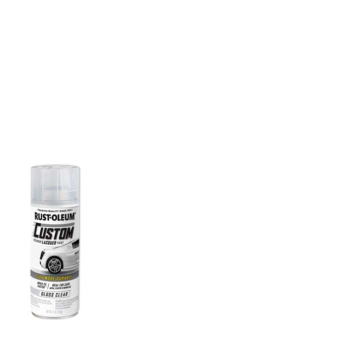 Rust-Oleum® Automotive Custom Lacquer Gloss Spray Paint - Clear, 11 oz.