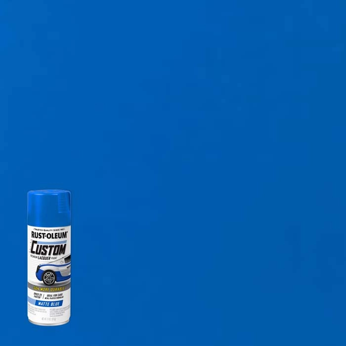 Rust-Oleum® Automotive Custom Lacquer Matte Spray Paint - Blue, 11 oz.