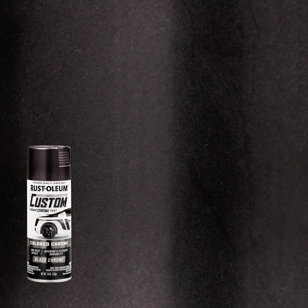 Rust-Oleum 10 Oz. Custom Colored Automotive Spray Paint, Black Chrome