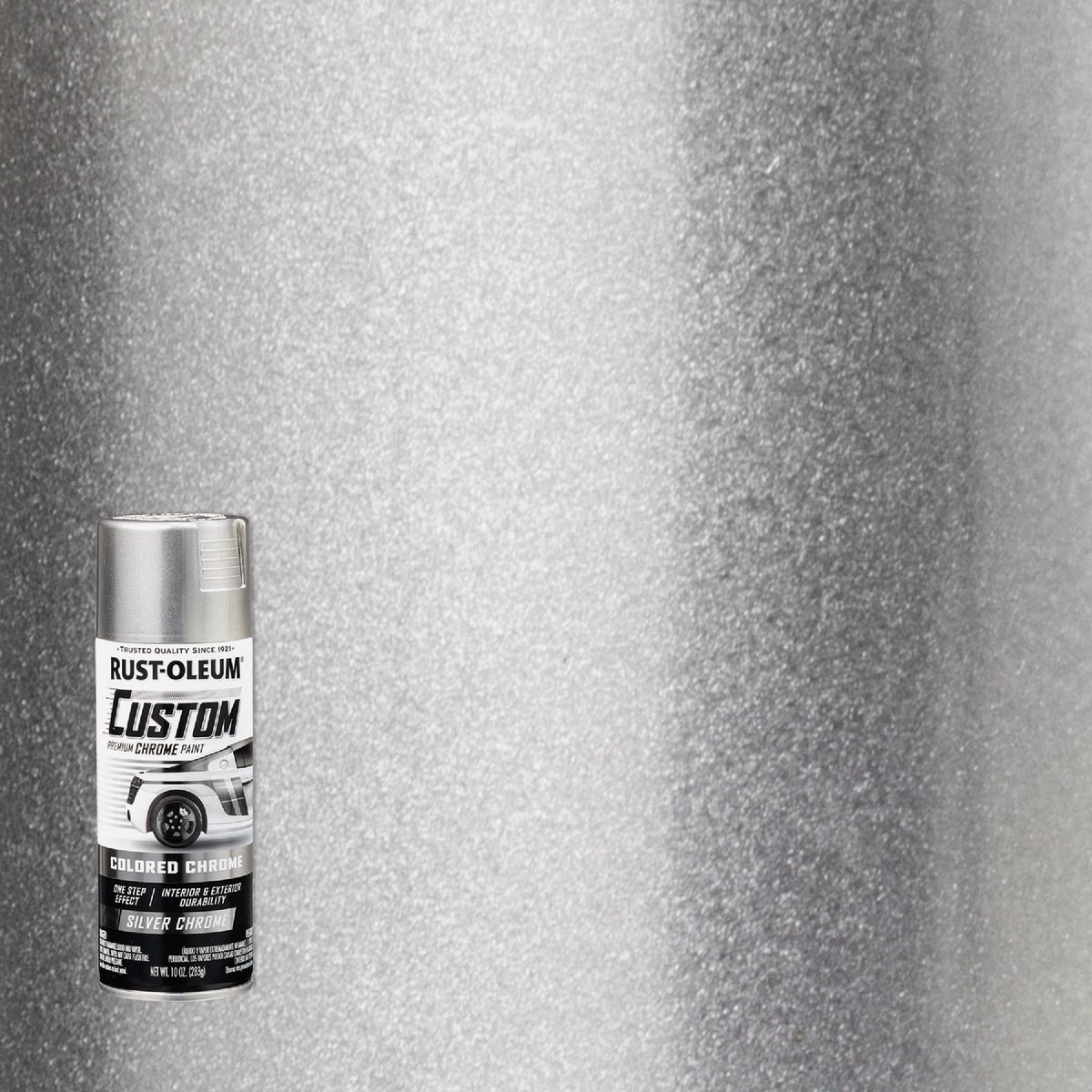 Rust-Oleum 10 Oz. Custom Colored Automotive Spray Paint, Silver Chrome