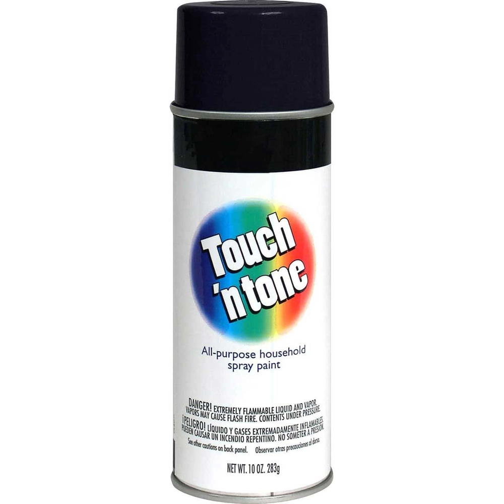 Touch 'n tone All Purpose Household Spray Paint, 10 oz. - Gloss Black