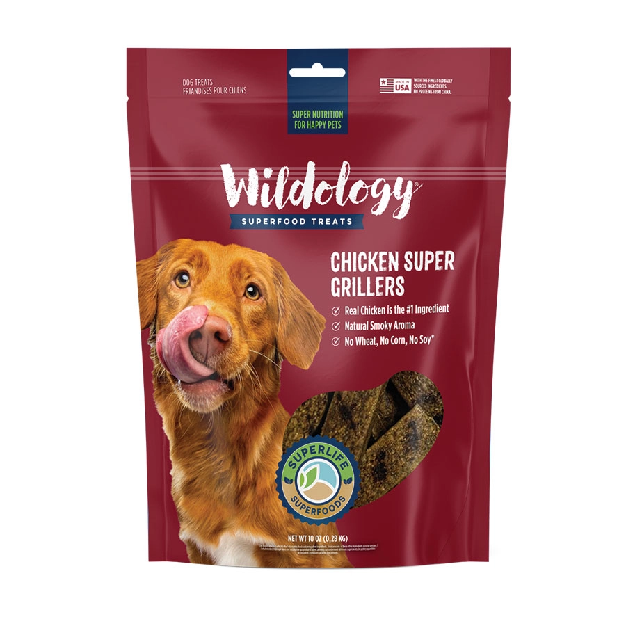 Wildology Chicken Super Grillers Dog Treats, 10 oz.