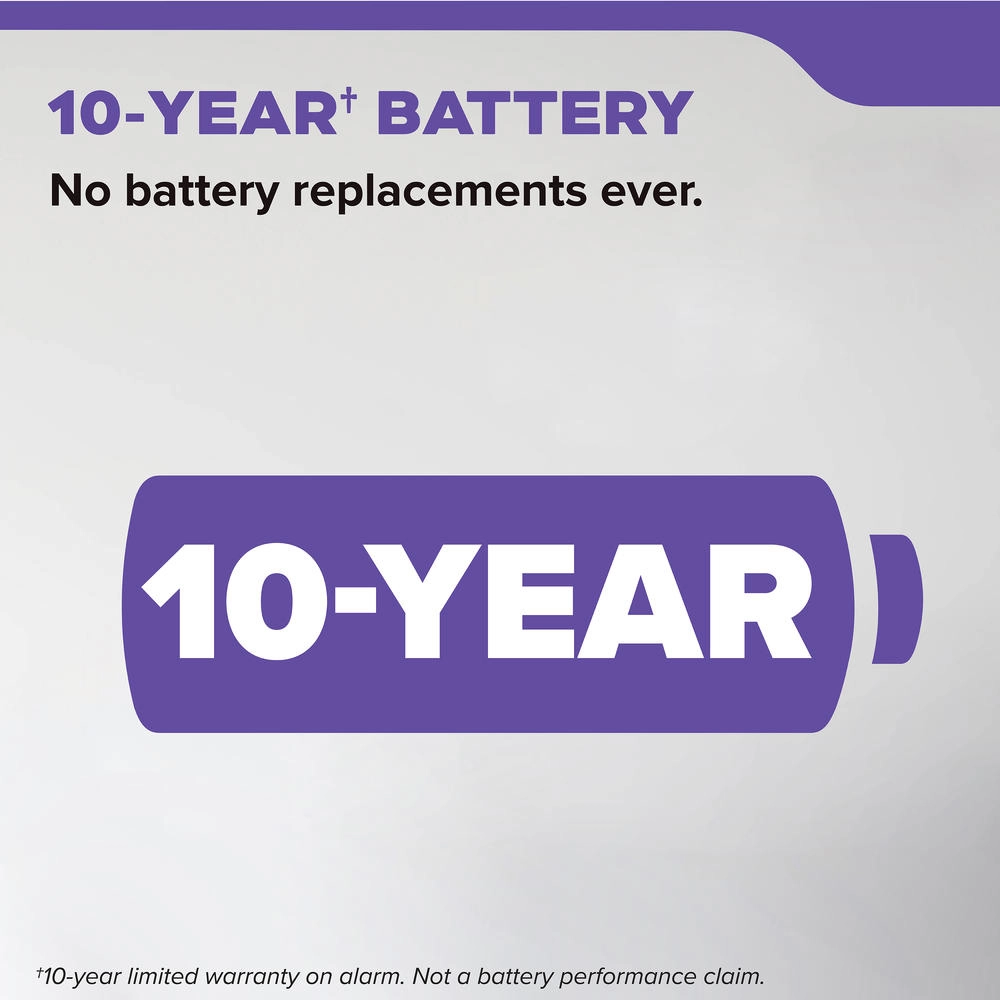 Kidde 10-Year Battery Powered Combination Smoke and Carbon Monoxide Detector