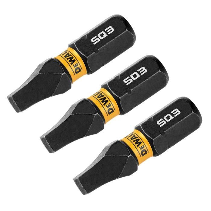 DEWALT 1" Square #3 Flextorq, 3 pack