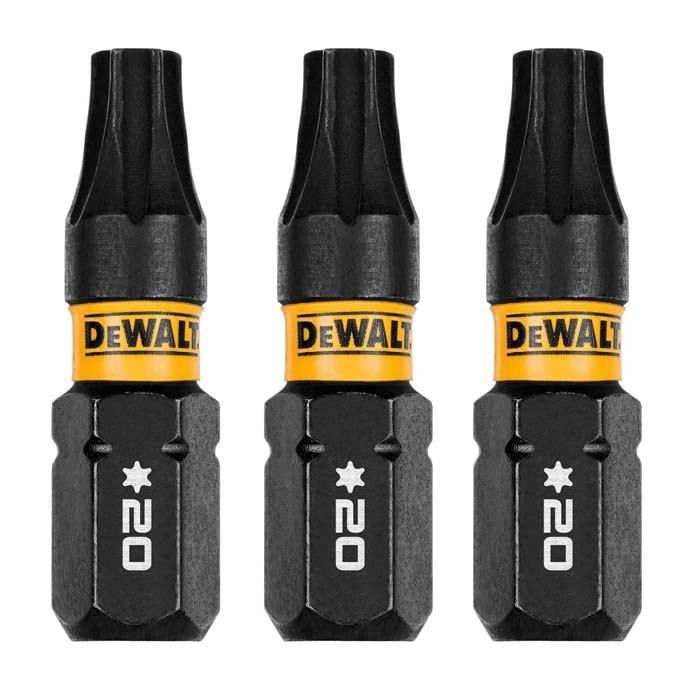 DEWALT 1" Torx T20 Flextorq, 3 pack