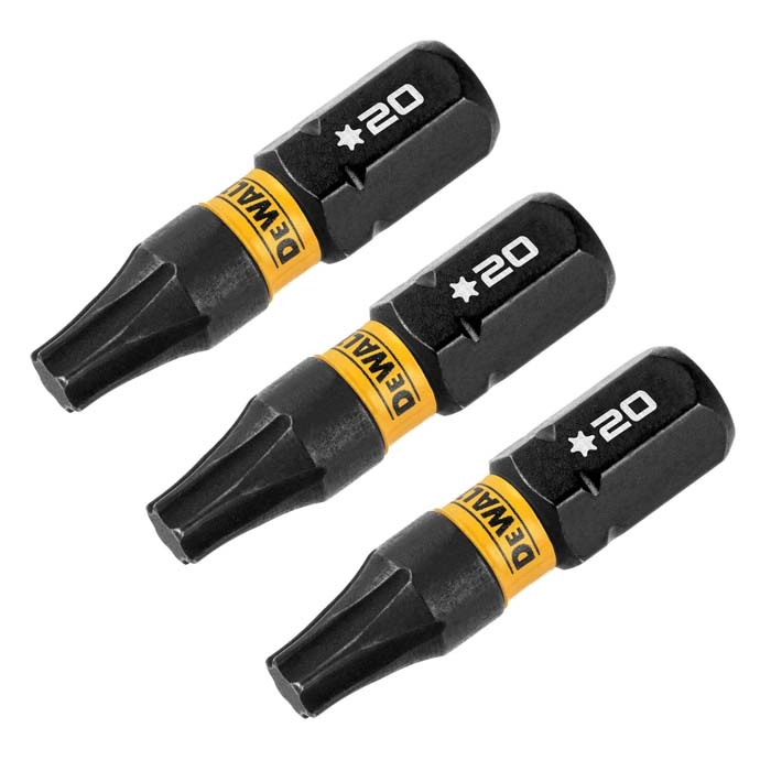 DEWALT 1" Torx T20 Flextorq, 3 pack