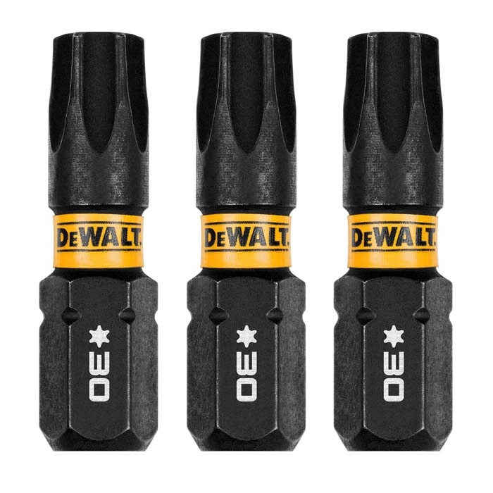DEWALT 1" Torx T30 FlexTorq, 3 pack