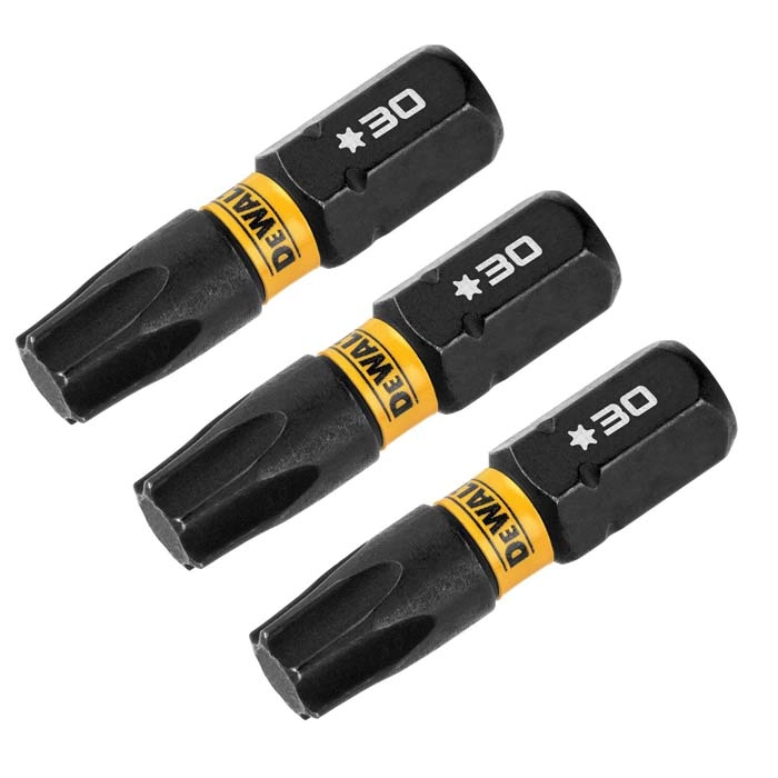 DEWALT 1" Torx T30 FlexTorq, 3 pack