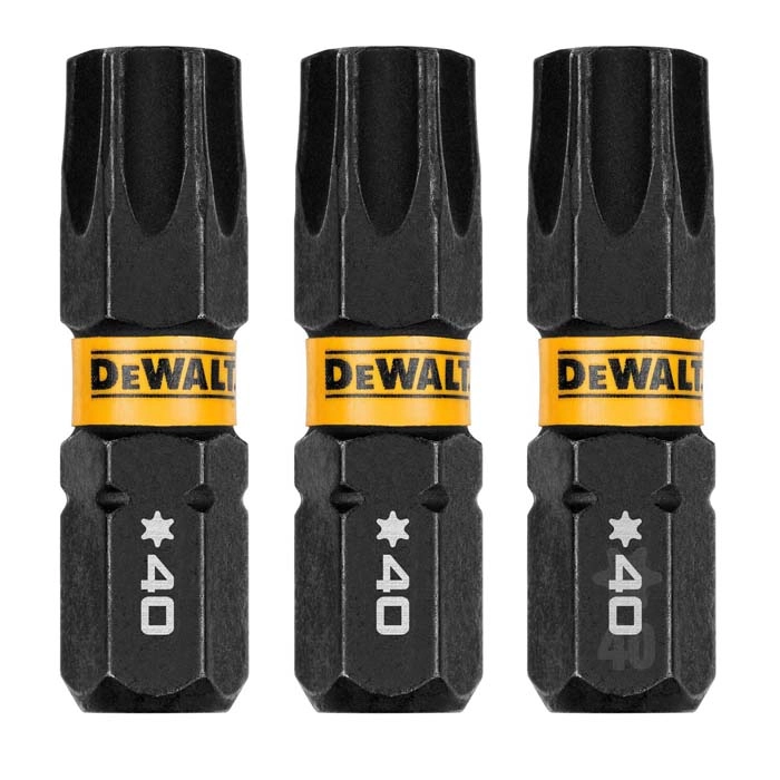 DEWALT 1" Torx T40 Flextorq, 3 pack