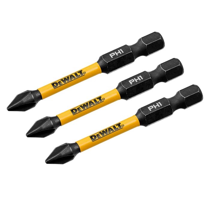 DEWALT 2.25" Phillips #1 Flextorq, 3 pack