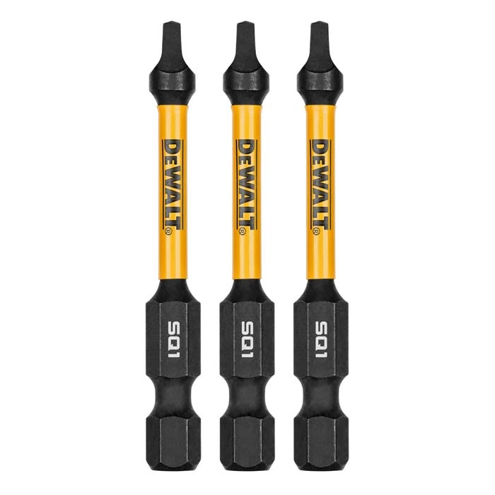 DEWALT 2.25" Square #1 Flextorq, 3 pack