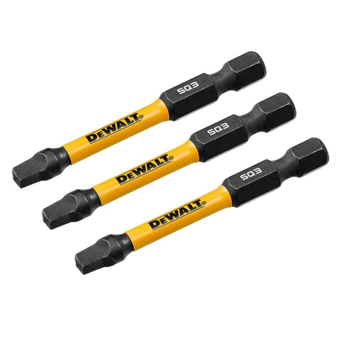 DEWALT 2.25" Square #3 Flextorq, 3 pack
