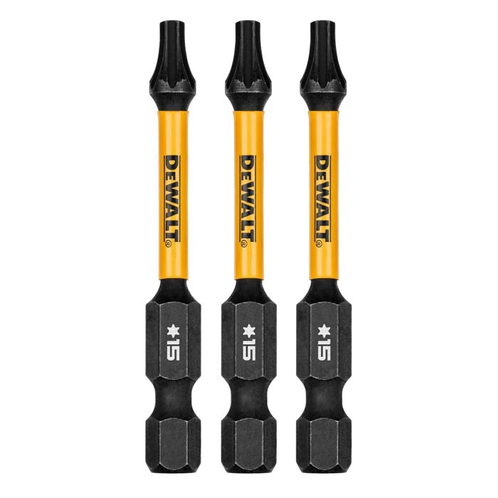 DEWALT 2.25" Torx T15 Flextorq, 3 pack