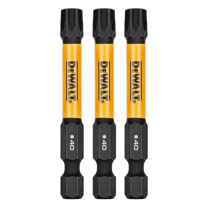 DEWALT 2.25" Torx T40 Flextorq, 3 pack